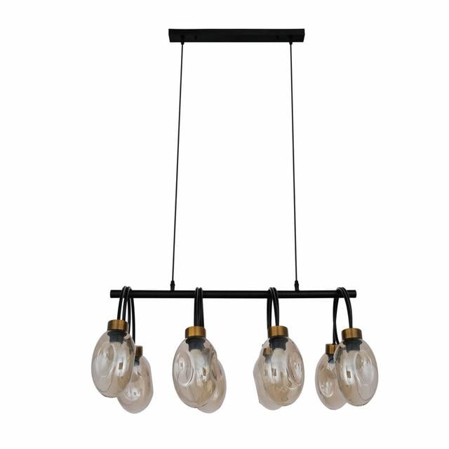 Alezander 8 - Light Kitchen Island Chandelier with Metal Accents Latitude Run on Productcaster.