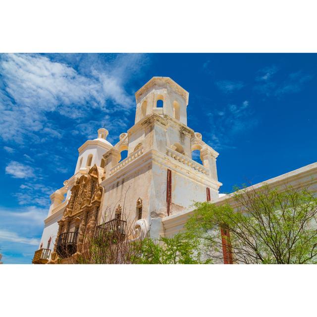 Mission San Xavier by Hoxel - Wrapped Canvas Photograph 17 Stories Size: 81cm H x 122cm W on Productcaster.