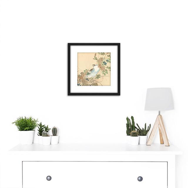 Songbird Between Autumn Grasses Drawing by Kōno Bairei - Single Picture Frame Print Brambly Cottage on Productcaster.