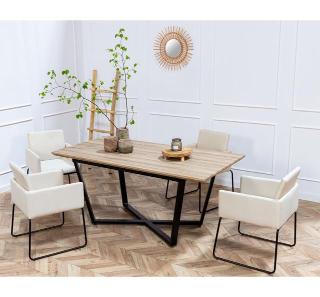 Vandewa 180cm Trestle Dining Table Gracie Oaks on Productcaster.