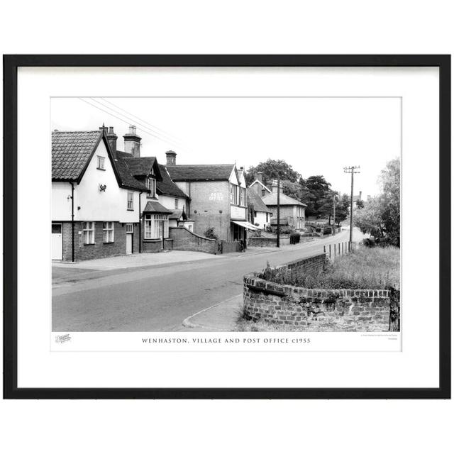 Wenhaston, Village And Post Office C1955 by Francis Frith - Single Picture Frame Print The Francis Frith Collection Size: 28cm H x 36cm W x 2.3cm D on Productcaster.