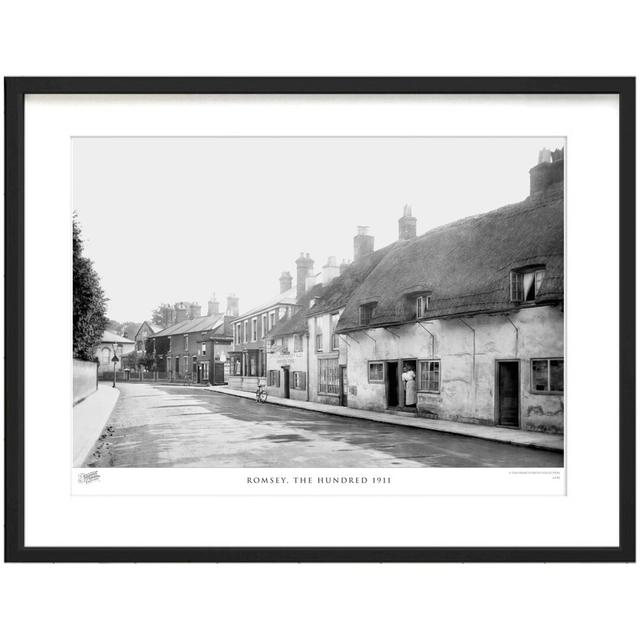 Romsey, The Hundred 1911 by Francis Frith - Single Picture Frame Print The Francis Frith Collection Size: 28cm H x 36cm W x 2.3cm D on Productcaster.