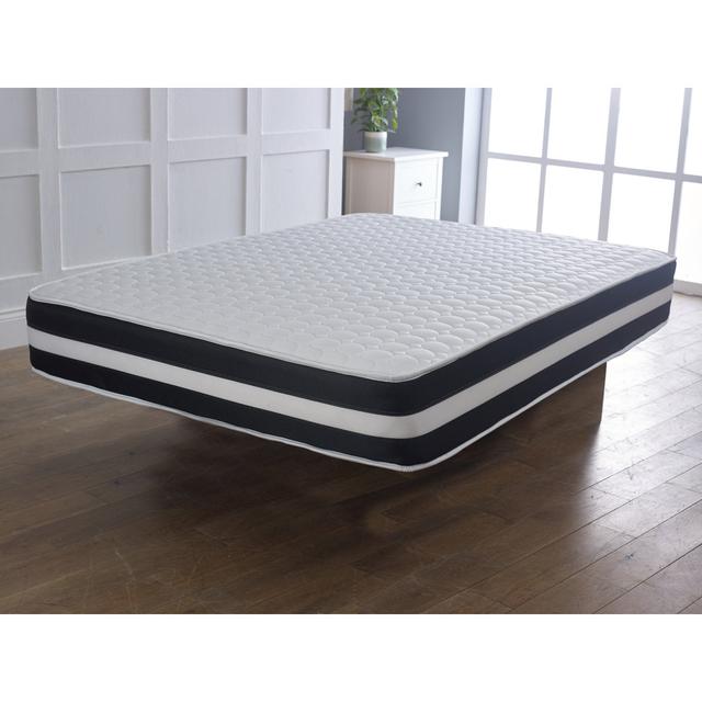 Gunther Hybrid Spring Memory Foam Open Coil Mattress White Noise Size: Kingsize (5') on Productcaster.