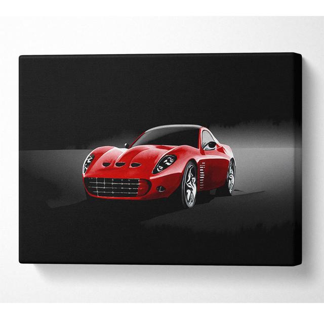 Ferrari Front Red - Print Latitude Run Size: 81cm H x 121.9cm W x 10cm D on Productcaster.