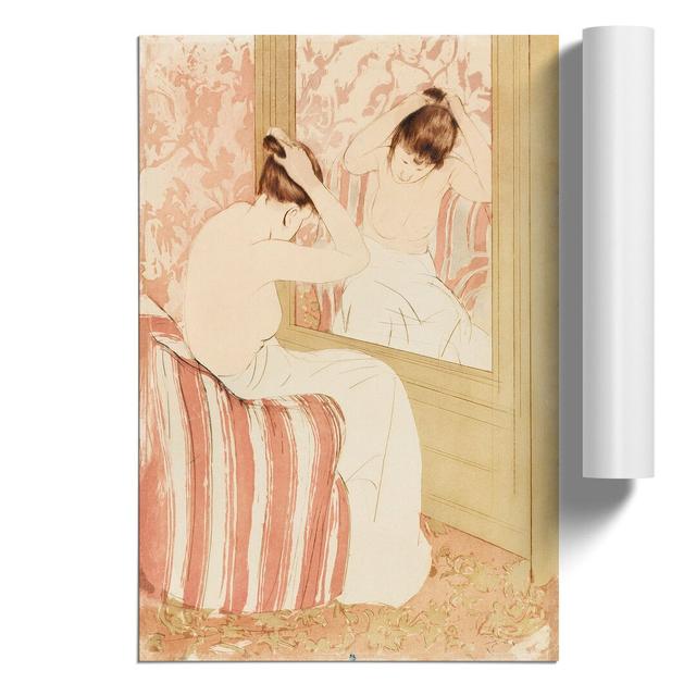 The Coiffure by Mary Cassatt - Unframed Graphic Art East Urban Home Size: 84cm H x 59cm W x 0.1cm D on Productcaster.