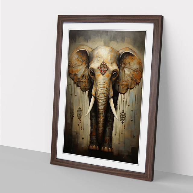 XYZ-FRM-V1223-641 Print Latitude Vive Format: Walnut Framed, Size: 34cm H x 25cm W on Productcaster.