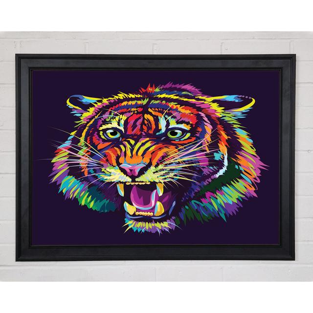 The Angry Lion Virance - Single Picture Frame Art Prints Latitude Vive Size: 84.1cm H x 118.9cm W x 1.5cm D on Productcaster.