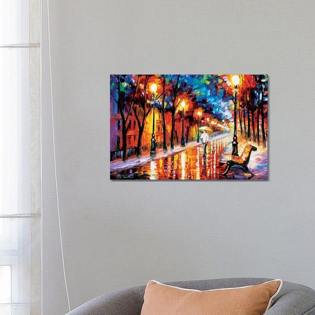 Contemplation by Leonid Afremov - Painting Print on Canvas 17 Stories Format: Wrapped Canvas, Size: 45.72cm H x 66.04cm W x 3.81cm D on Productcaster.