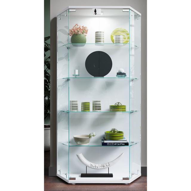 Cardier Display Cabinet Metro Lane Colour: White on Productcaster.