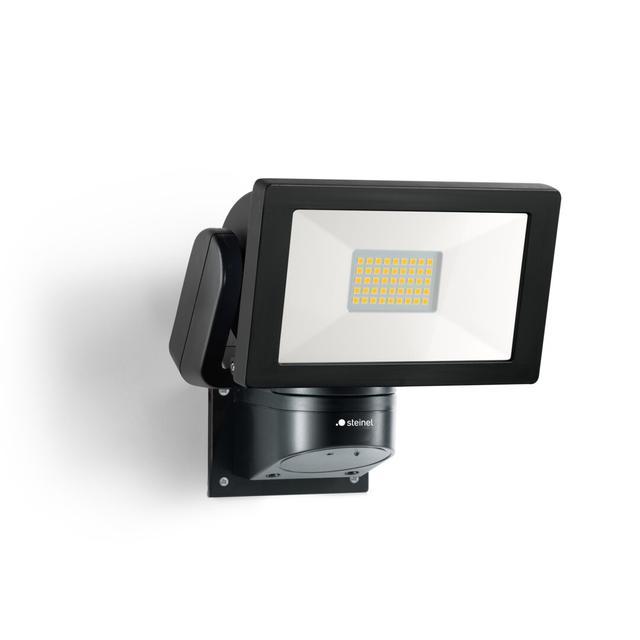 LED Outdoor Flood Light LS 300 No Sensor Security Light 29.5 W 4000K Steinel Fixture Finish: Black on Productcaster.