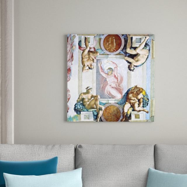 'God Separates Light and Darkness' by Michelangelo Graphic Art Print East Urban Home on Productcaster.