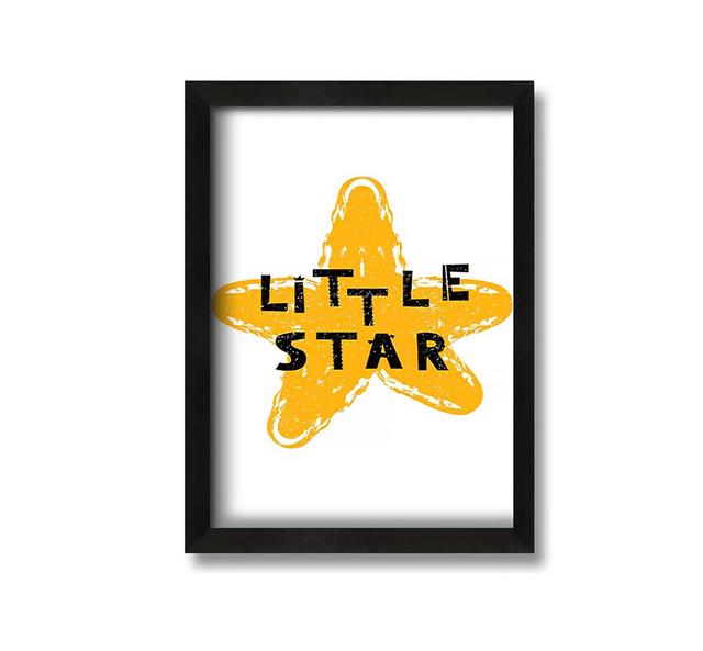 Little Star - Picture Frame Typography on Canvas Brayden Studio on Productcaster.