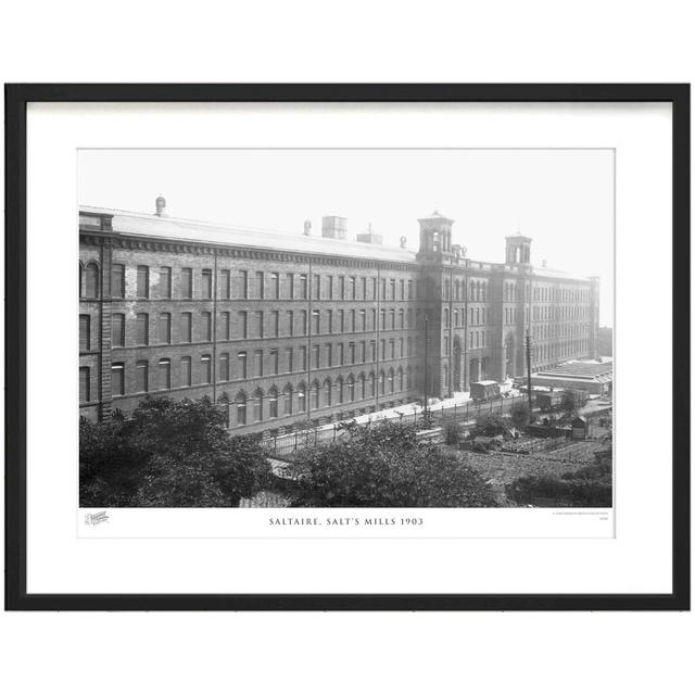 Saltaire, Salt's Mills 1903 by Francis Frith - Single Picture Frame Print The Francis Frith Collection Size: 40cm H x 50cm W x 2.3cm D on Productcaster.