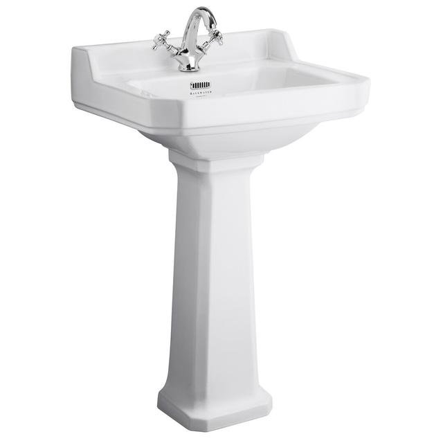 Fitzroy Vitreous China Pedestal Basin Bayswater Bathrooms on Productcaster.