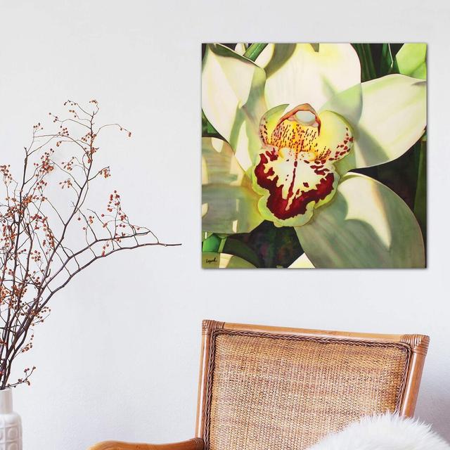 Pale Orchid II by Lisa Lopuck - Wrapped Canvas Print Latitude Run Size: 45.72cm H x 45.72cm W x 3.81cm D on Productcaster.