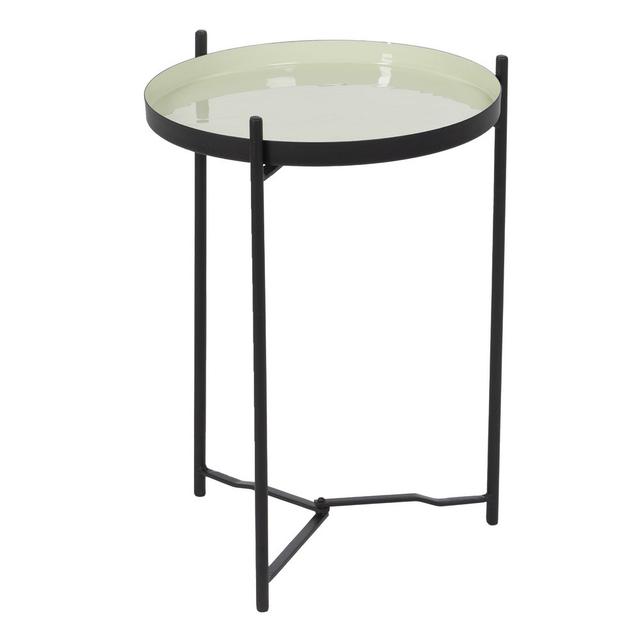 Jordina Side Table 17 Stories Table Top Colour: Green, Size: 50.5cm H x 35.5cm W x 35.5cm D on Productcaster.