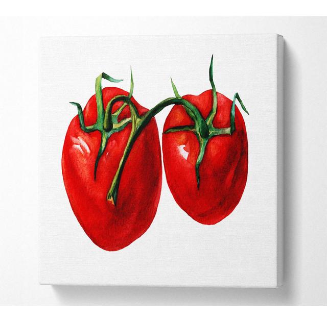 Duo Tomato 2 - Print Brambly Cottage Size: 101.6cm H x 101.6cm W x 10cm D on Productcaster.