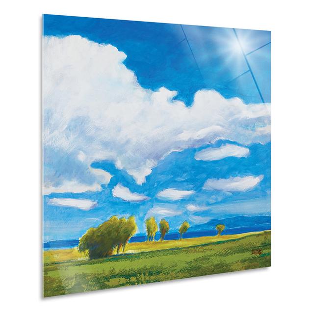 Wandbild Sky with White Clouds von Stefano Calisti Brambly Cottage Format: Kunststoff/Acryl, Größe: 70 cm H x 70 cm B on Productcaster.