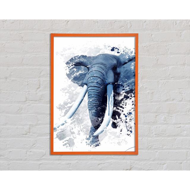 Jamille Elephant Grey - Single Picture Frame Art Prints Bloomsbury Market Size: 84.1cm H x 59.7cm W x 2cm D on Productcaster.