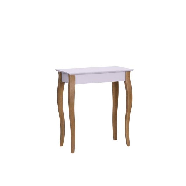 Adreanna Console Table Hashtag Home Table Top Colour: Dusky Pink, Table Base Colour: Brown, Size: 74 H x 65 W x 35 D cm on Productcaster.