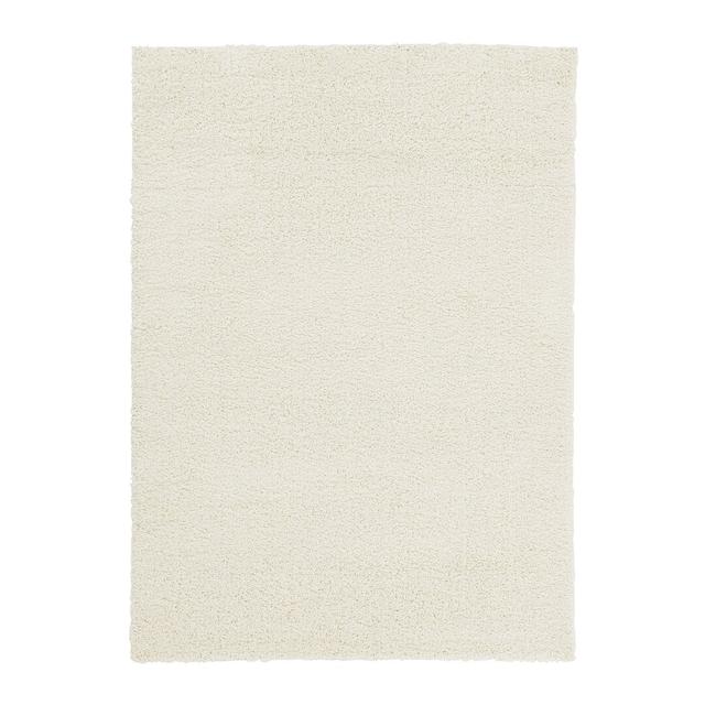 Madison Power Loom Ivory/Vanila/Cream Rug Well Woven Rug Size: Rectangle 100cm x 155cm on Productcaster.