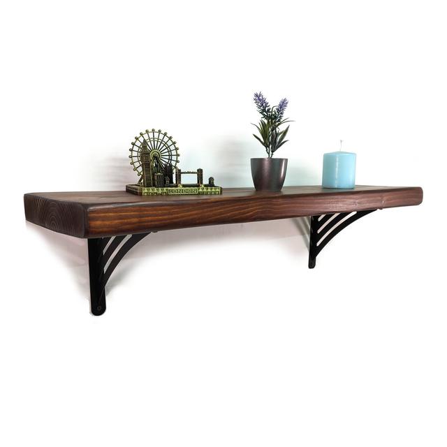 Latonya Bracket Shelf Ebern Designs Size: 21cm H x 40cm W x 22.5cm D on Productcaster.