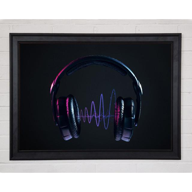 Vibration - Print Brayden Studio Format: Matte Black Framed Paper, Size: 84.1cm H x 118.9cm W x 1.5cm D on Productcaster.