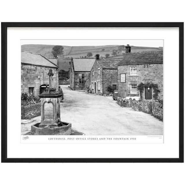 'Compton, Post Office 1906' by Francis Frith - Picture Frame Photograph Print on Paper The Francis Frith Collection Size: 60cm H x 80cm W x 2.3cm D on Productcaster.