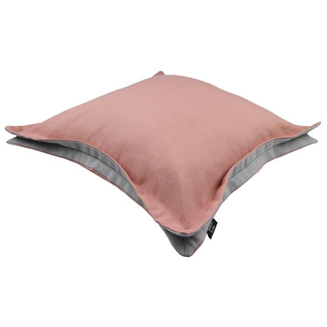 Rectangular Throw Cushion 17 Stories Size: 30 x 50cm, Colour: Blush Pink/Grey on Productcaster.