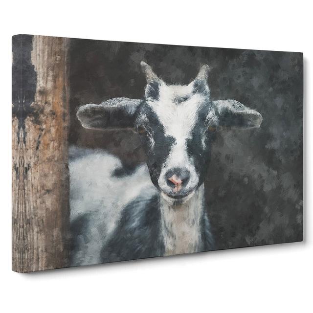 Goat Vol.2 - Wrapped Canvas Graphic Art East Urban Home Size: 50cm H x 76cm W x 3cm D on Productcaster.