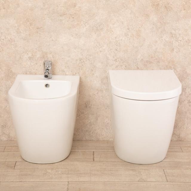 Morehouse Wall Hung Toilets with Soft Close Seat Belfry Bathroom on Productcaster.