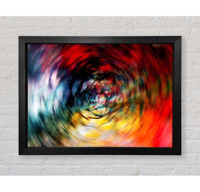 Rainbow Time Warp Framed Print Ivy Bronx Size: 84.1cm H x 118.9cm W on Productcaster.