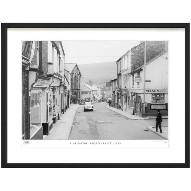 Blaenavon, Broad Street C1955 - Single Picture Frame Print The Francis Frith Collection Size: 60cm H x 80cm W x 2.3cm D on Productcaster.