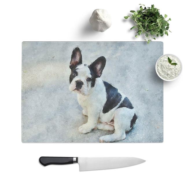 French Bulldog Vol.3 Chopping Board East Urban Home Size: 0.4cm H x 28.5cm W x 39cm L on Productcaster.