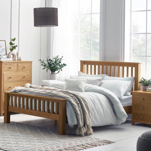 Herblain Bed Ophelia & Co. Size: Double (4'6) on Productcaster.