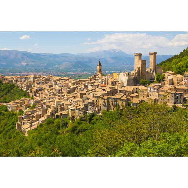 Pacentro Medieval Village, Abruzzo, Italy Union Rustic Size: 30cm H x 46cm W x 3.8cm D on Productcaster.