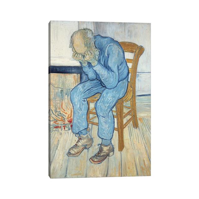 Old Man in Sorrow 1890 by Vincent Van Gogh - Wrapped Canvas Painting ClassicLiving Size: 45.72cm H x 30.48cm W x 1.91cm D on Productcaster.