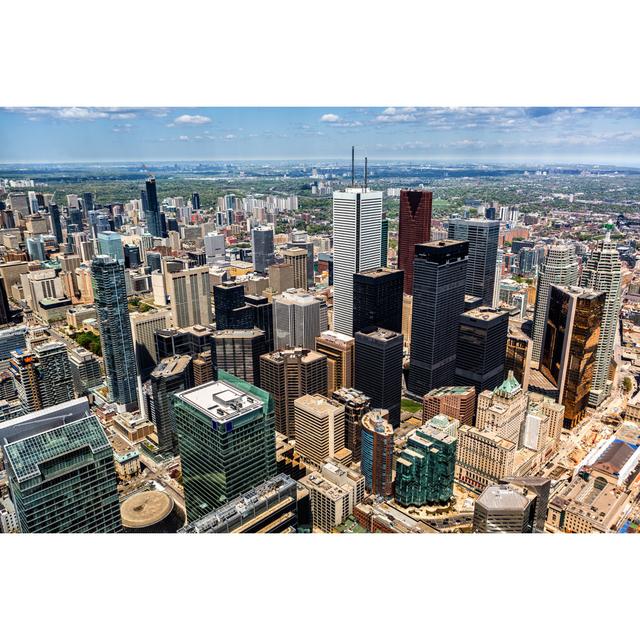 Toronto Skyline by Ultima_Gaina - Wrapped Canvas Photograph 17 Stories Size: 20cm H x 30cm W on Productcaster.