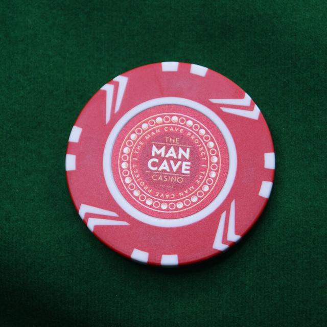 The Man Cave Project Plastic Poker Chips (Set of 25) The Man Cave Project on Productcaster.