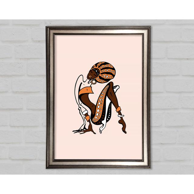 Contemporary Movement 15 Framed Print Wall Art World Menagerie Size: 84.1cm H x 59.7cm W x 1.5cm D, Format: Gunmetal Framed Paper on Productcaster.