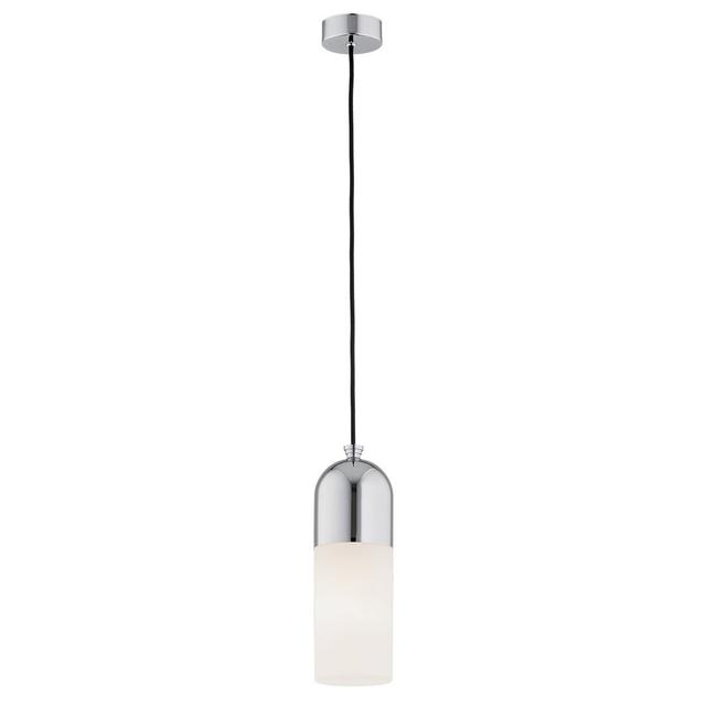 Gambrell 1-Light Single Cylinder Pendant Canora Grey Finish: Silver on Productcaster.