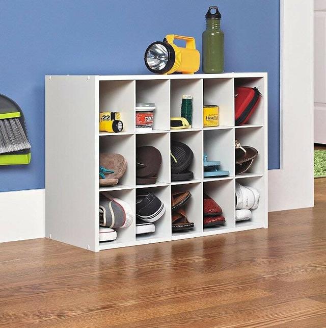 Stackers 15 Pair Stackable Shoe Storage Cabinet Closetmaid Finish: White on Productcaster.