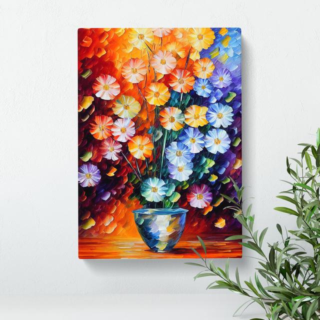 Mixed Flowers In A Vase No.3 - Wrapped Canvas Art Prints ClassicLiving Size: 60cm H x 40cm W x 3cm D on Productcaster.