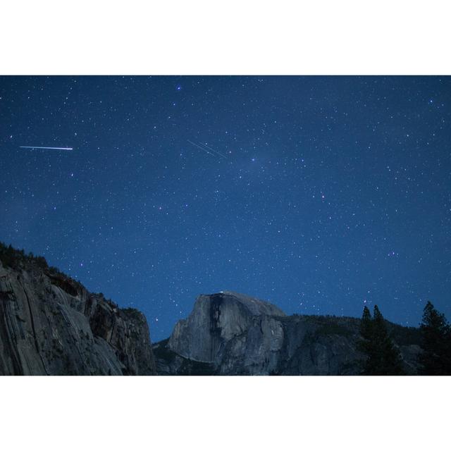 Anaxagoras Eta Aquarids over Half Dome - Wrapped Canvas Photograph Alpen Home Size: 30cm H x 46cm W x 3.8cm D on Productcaster.