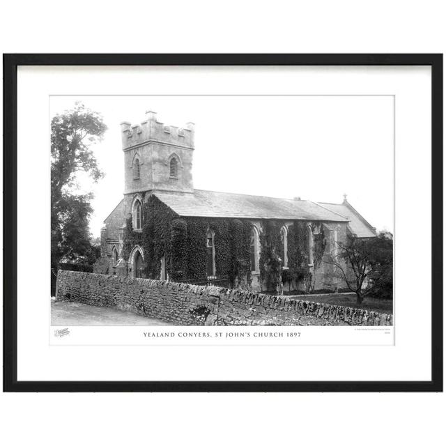 'Yealand Conyers, St Johns Church 1897' - Picture Frame Photograph Print on Paper The Francis Frith Collection Size: 45cm H x 60cm W x 2.3cm D on Productcaster.