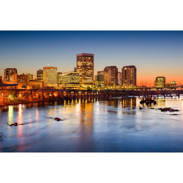 Ridgemoor Downtown Richmond, Virginia by SeanPavonePhoto - Wrapped Canvas Photograph Latitude Run Size: 30cm H x 46cm W x 3.8cm D on Productcaster.