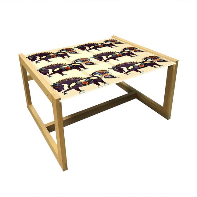 Jacarey Sled Coffee Table East Urban Home Size: 40cm H x 74cm W x 62cm D on Productcaster.