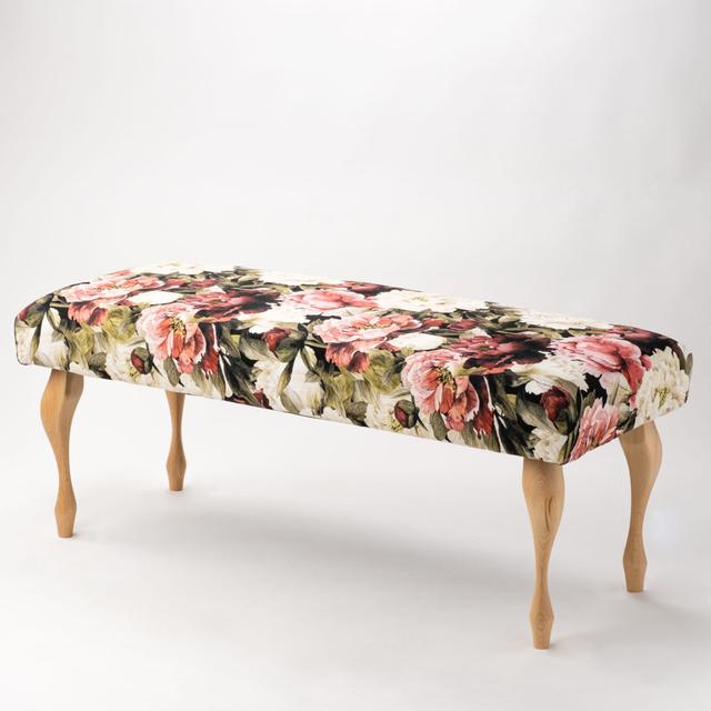 Velvet Upholstered Bench bench4home Size: 40cm H x 120cm W x 30cm D on Productcaster.