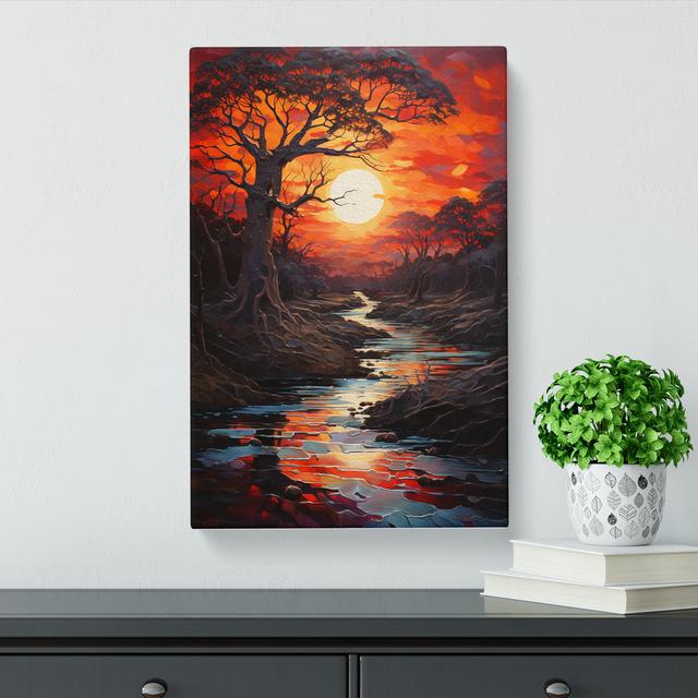 Sunset Modern - Print Marlow Home Co. Size: 60cm H x 40cm W x 3cm D on Productcaster.