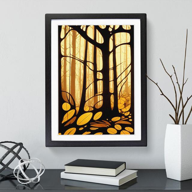 Forest Floor - Wrapped Canvas Print Alpen Home Size: 46cm H x 34cm W x 2cm D, Format: Black Framed on Productcaster.